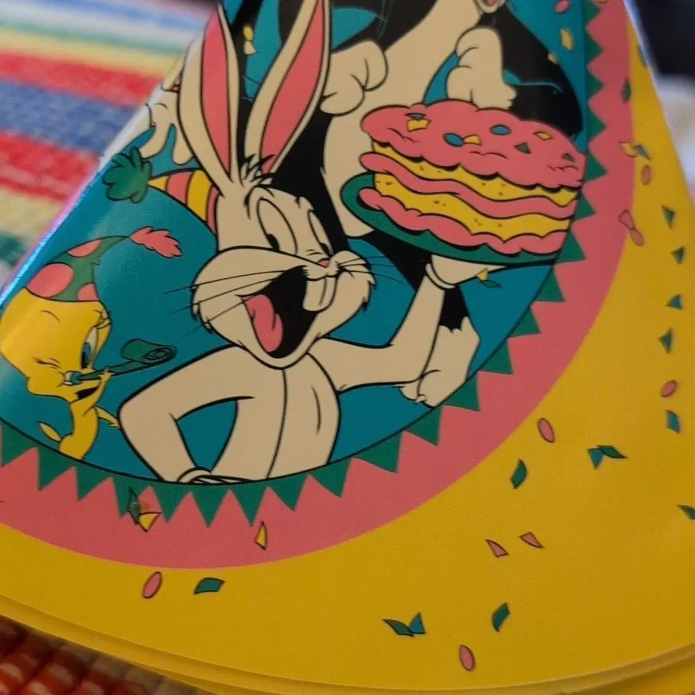 Warner Bros. Vintage 90s Party Hats Looney Tunes